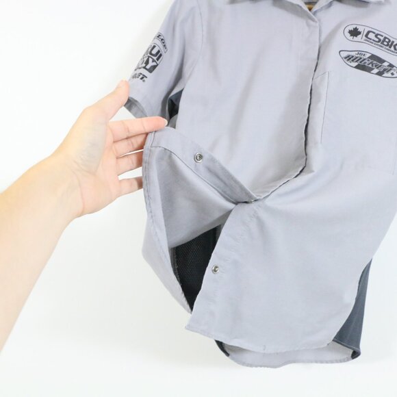 *REDKAP Canadian Superbike Championship Grey Button Up - Picture 8 of 10